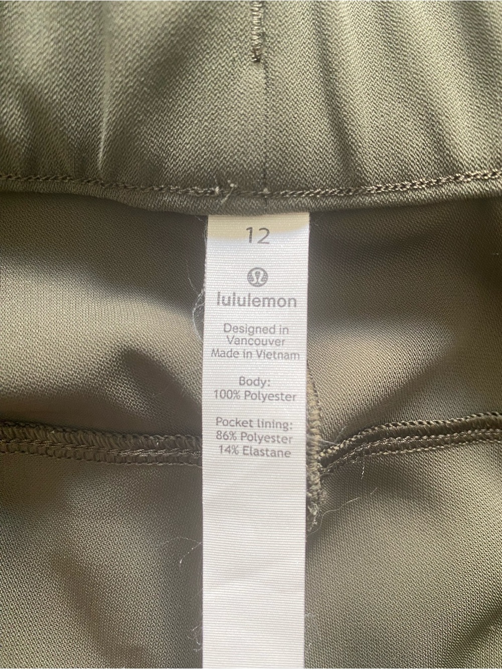 Lululemon Olive Green On The Fly Pant Woven 12 - Picture 12 of 16